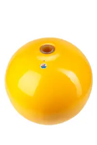 Yellow pole buoy - BB75 - Norfloat International