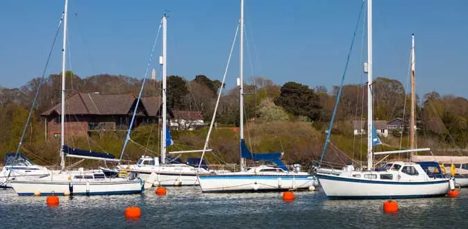 Norfloat International soft mooring buoys in marina